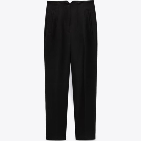 Zara Pants - Zara Black High-Waisted Pants